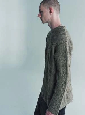 Our LegacyFunky Chain Knit Popover Roundneck - Peafowl - Image 4