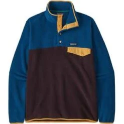PatagoniaLightweight Synchilla Snap-T Fleece Pullover - Obsidian/Plum