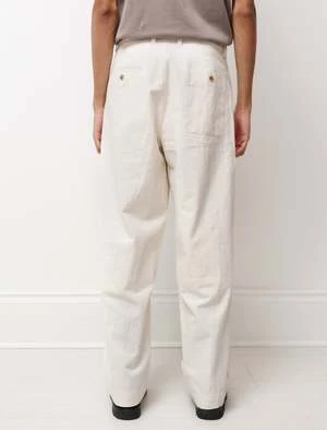 Polyploid MensA Cotton Painter Pants - Off White - Image 3