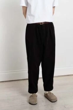 Universal WorksPleated Track Pant Cord Licorice