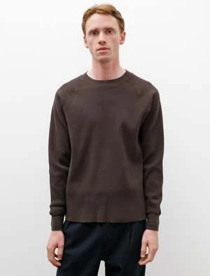 Lady White Co.Raglan Thermal - Black Mushroom