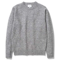 Norse ProjectsSigfred Alpaca Merino Sweater - Grey Melange