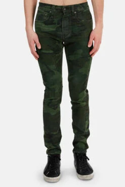 R13Skate Jean - Green Camo