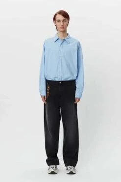 MfpenStraight Cut Jeans - Faded Black