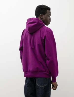 AuraleeSuper Milled Hooded Sweatshirt - Purple - Image 2