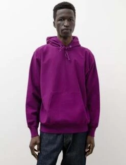 AuraleeSuper Milled Hooded Sweatshirt - Purple