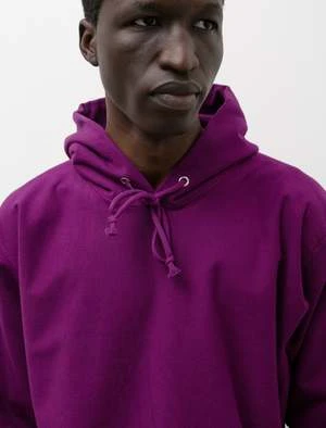 AuraleeSuper Milled Hooded Sweatshirt - Purple - Image 5