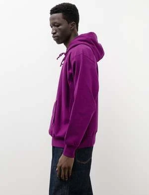 AuraleeSuper Milled Hooded Sweatshirt - Purple - Image 4