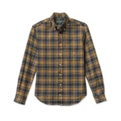 Gitman Bros.Cotton Tweed Check - Tan