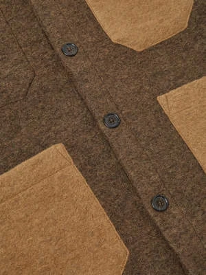 Universal WorksCardigan - Taupe/Brown - Image 4